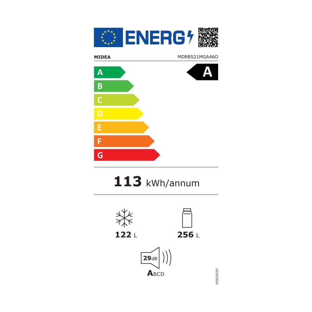 Frigorifero Combinato MDRB521MGA46O Capacità 378 Litri Classe A Total No Frost Colore Inox - Foto 2