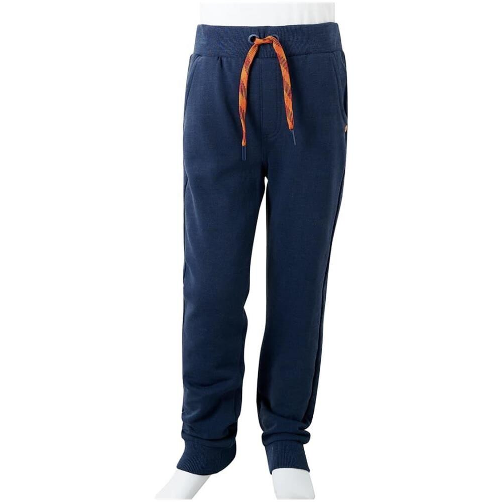 Pantaloni Tuta per Bambini Blu Marino Mélange 140 - Foto 9