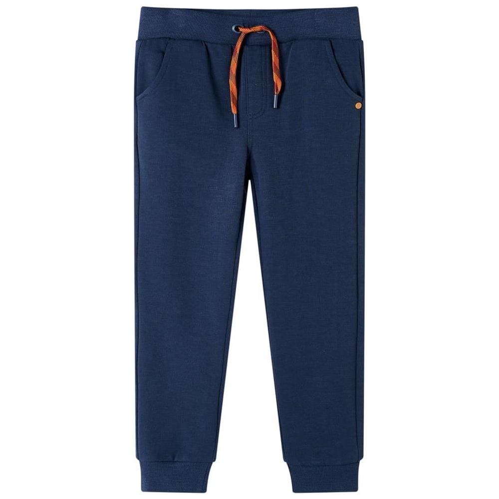 Pantaloni Tuta per Bambini Blu Marino Mélange 140 - Foto 1