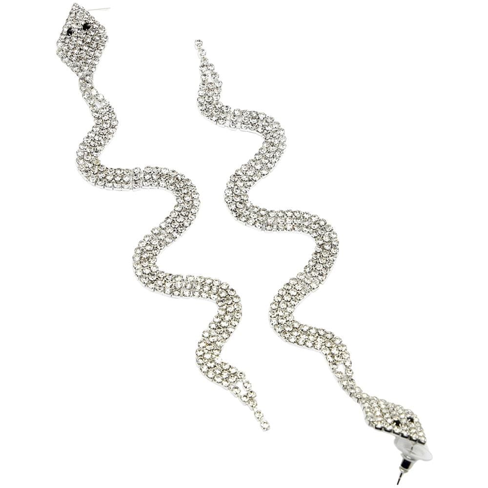 Orecchini Pendenti a Serpente Brillanti Collezione Diva - Foto 2