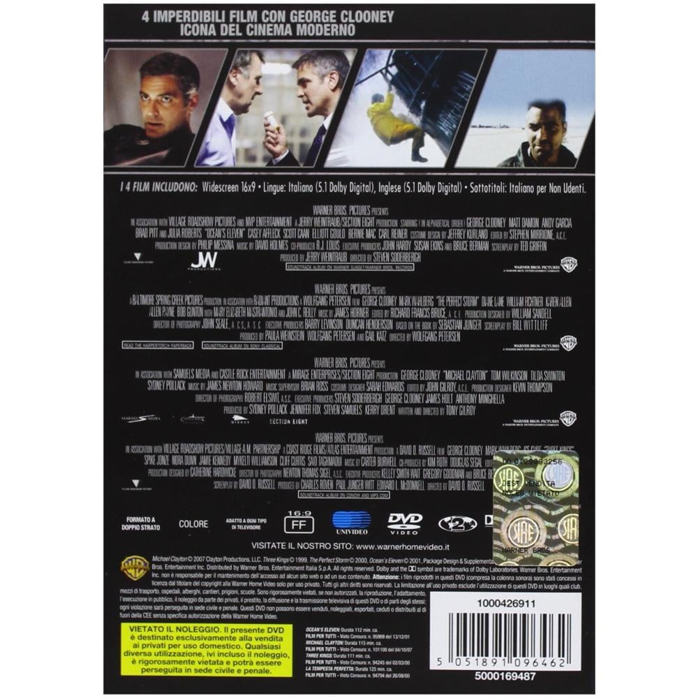 George Clooney - 4 Grandi Film (4 Dvd)  - Foto 2