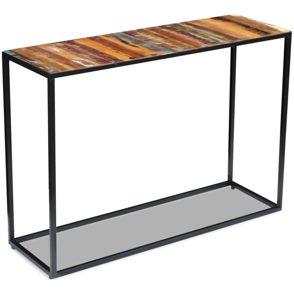 Consolle In Legno Massello Recuperato 110x35x76 Cm - Foto 1