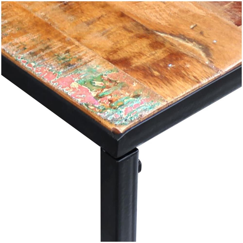Consolle In Legno Massello Recuperato 110x35x76 Cm - Foto 15