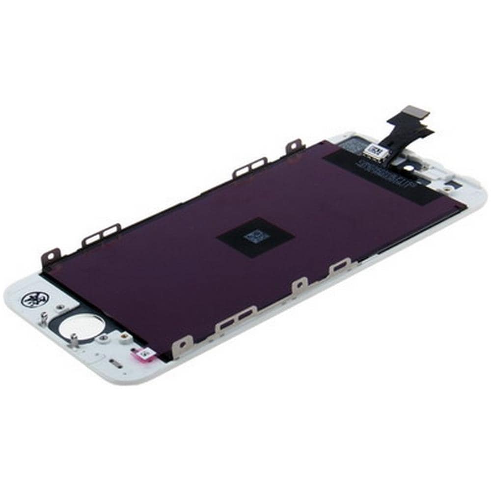 Ricambio Lcd Touch Screen Completo Bianco Con Frame Per Iphone 5 5g - Foto 2