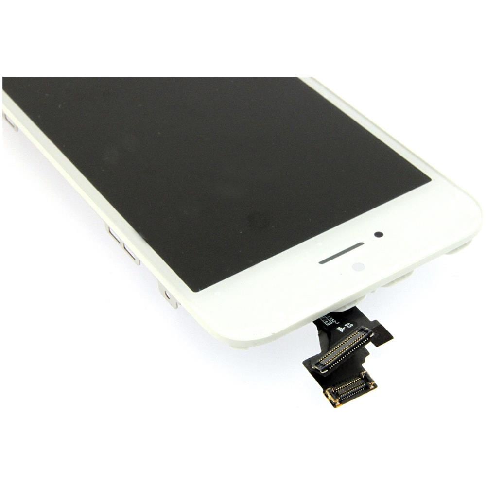 Ricambio Lcd Touch Screen Completo Bianco Con Frame Per Iphone 5 5g - Foto 4