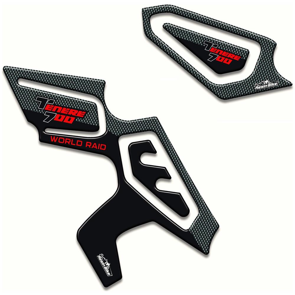 KIT ADESIVI GEL 3D PROTEZIONI SERBATOIO per moto compatibili YAMAHA TENERE 700
