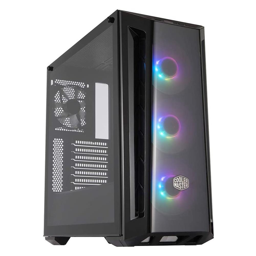 Case MasterBox MB520 ARGB Middle Tower ATX / EATX / Micro-ATX / Mini-ITX / SSI CEB 2 Porte USB 3.0 Colore Nero (Finestrato)  - Foto 1