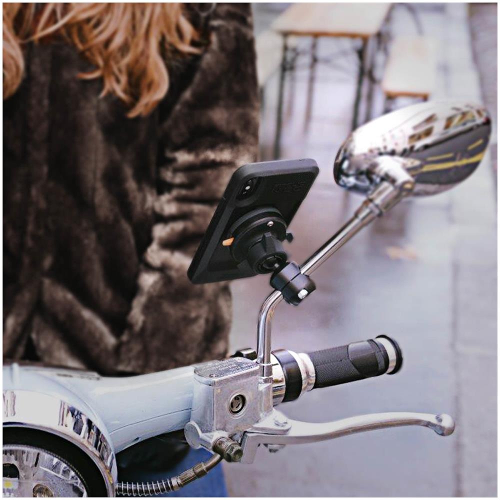 Portacellulare Moto Magnetico / meccanico Retrovisore Fitclic Neo Tigra Nero - Foto 2