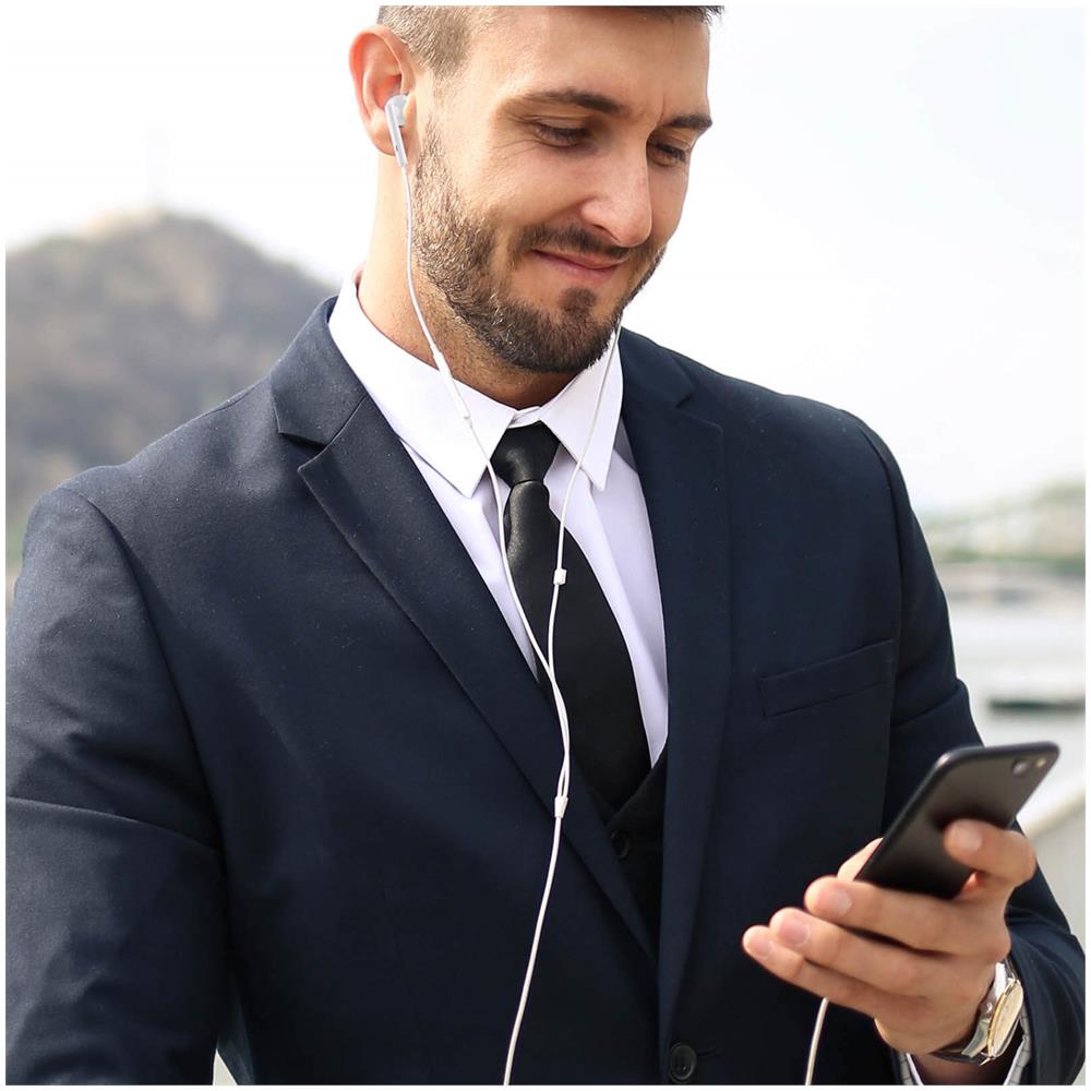 Auricolari Cablati Lightning Iphone Vivavoce Microfono Telecomando Bianco - Foto 5