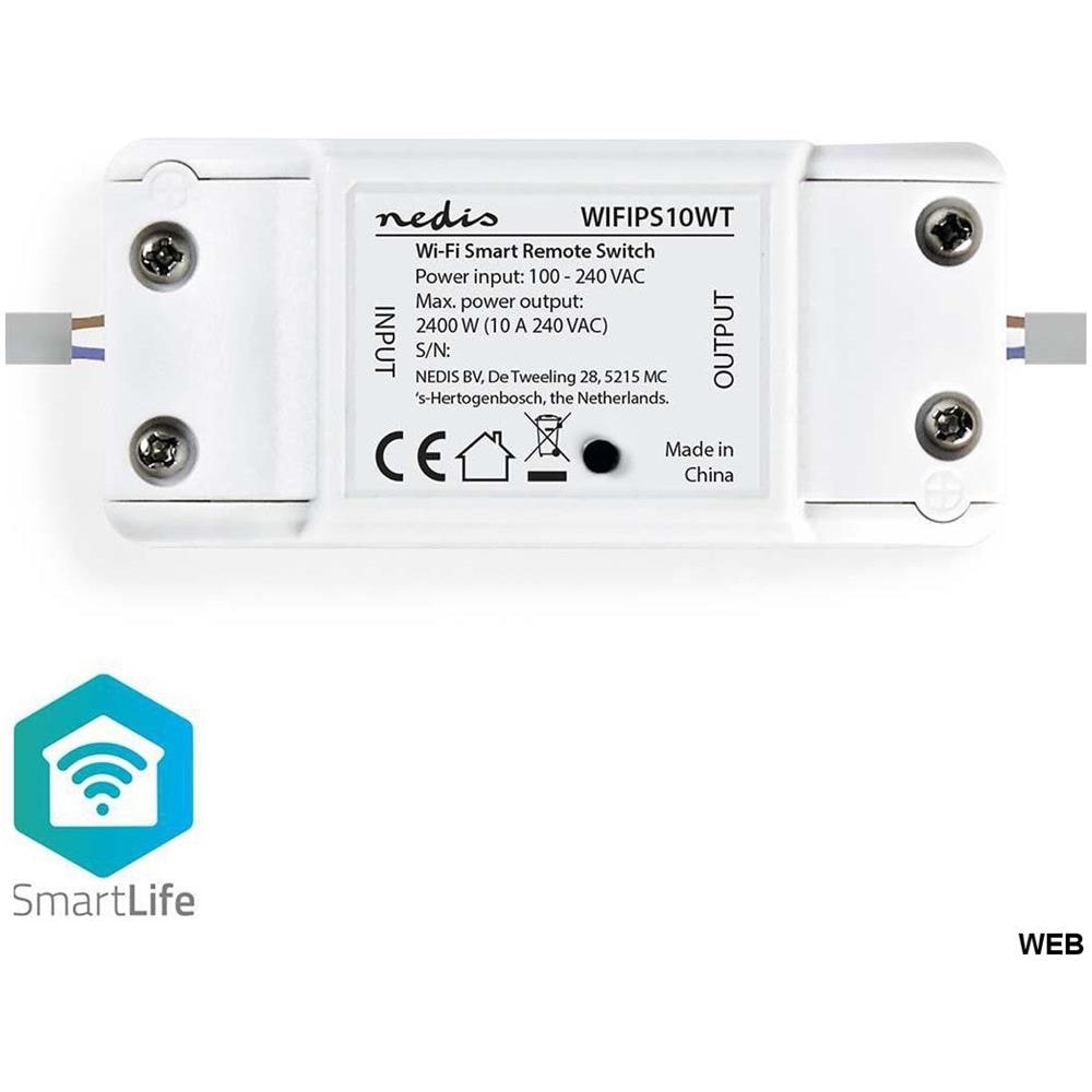 2400w Smartlife Wi-fi Smart Switch Blocco Di Giunzione, Bianco - Foto 1