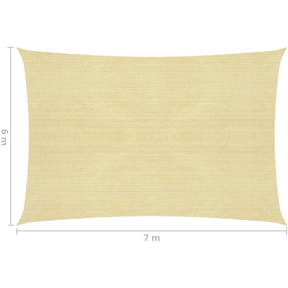 Vela Parasole 160 G / m Beige 6x7 M In Hdpe - Foto 6