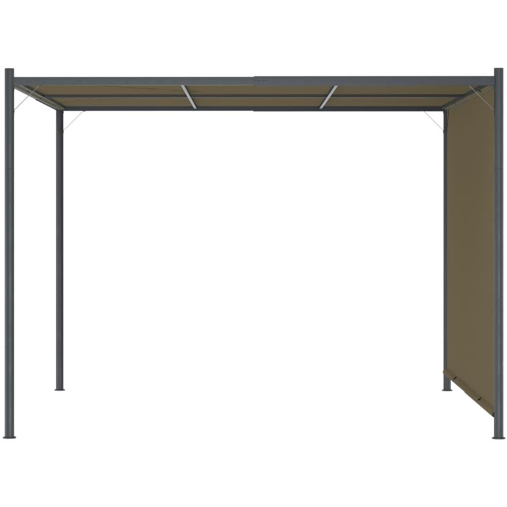 Gazebo da Giardino con Tetto Retrattile 3x3 m Talpa 180 g / m² - Foto 7