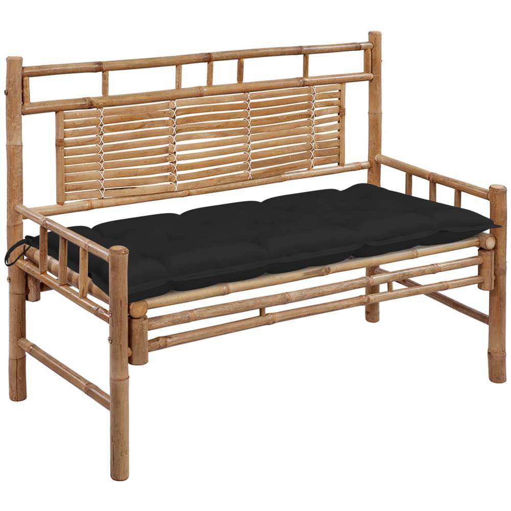 Panca Da Giardino Con Cuscino 120 Cm In Bamb? - Foto 1