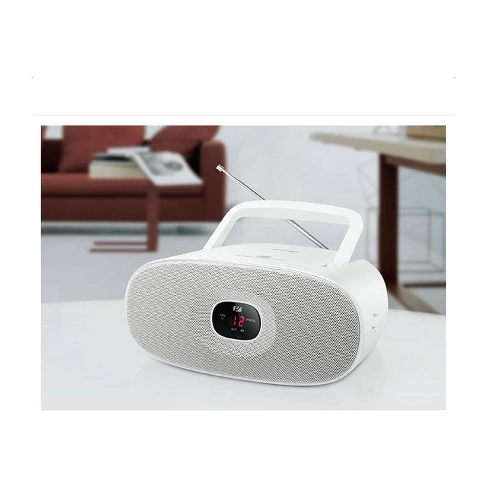 Radio Cd Portatile Bianca - Md202rdw - Foto 2