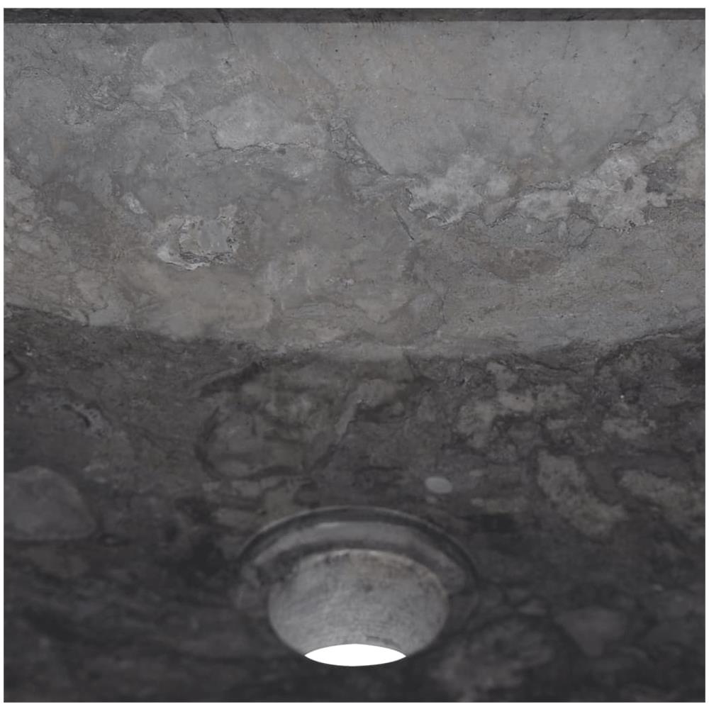 Lavandino Nero 40x40x10 cm in Marmo - Foto 10