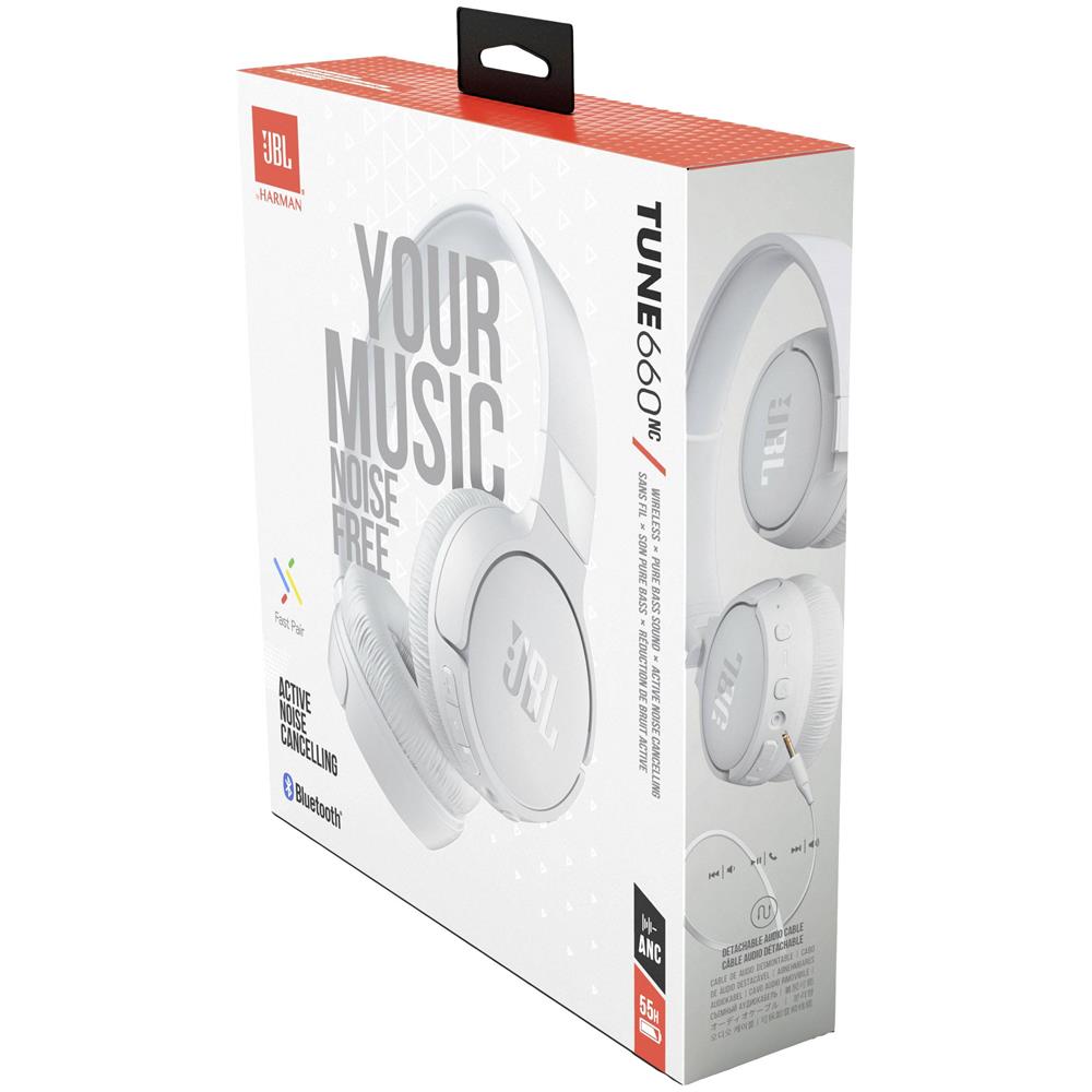 Cuffie Tune 660NC Wireless Bluetooth Cancellazione di Rumore Colore Bianco - Foto 8
