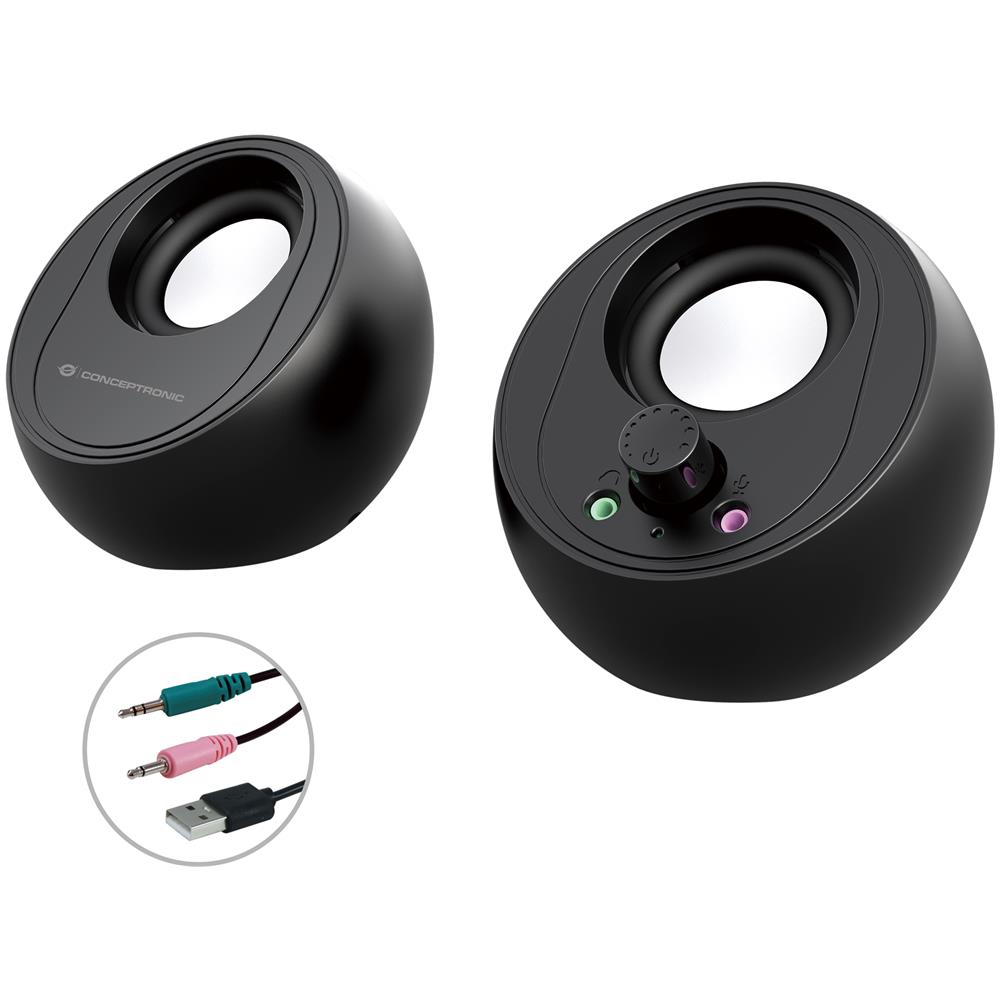 BJORN01B altoparlante 2-vie Nero Con cavo e senza cavo 10 W - Foto 1