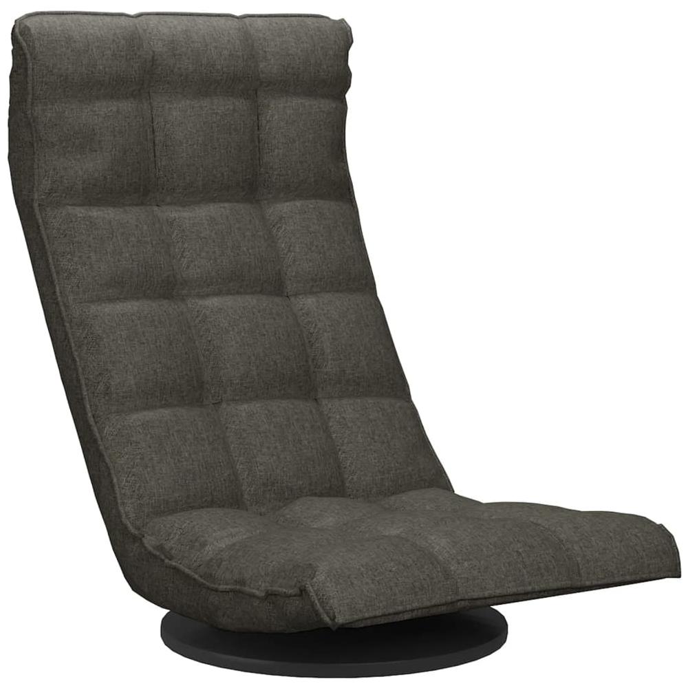 Sedia Da Pavimento Girevole Rosa In Tessuto - Foto 2