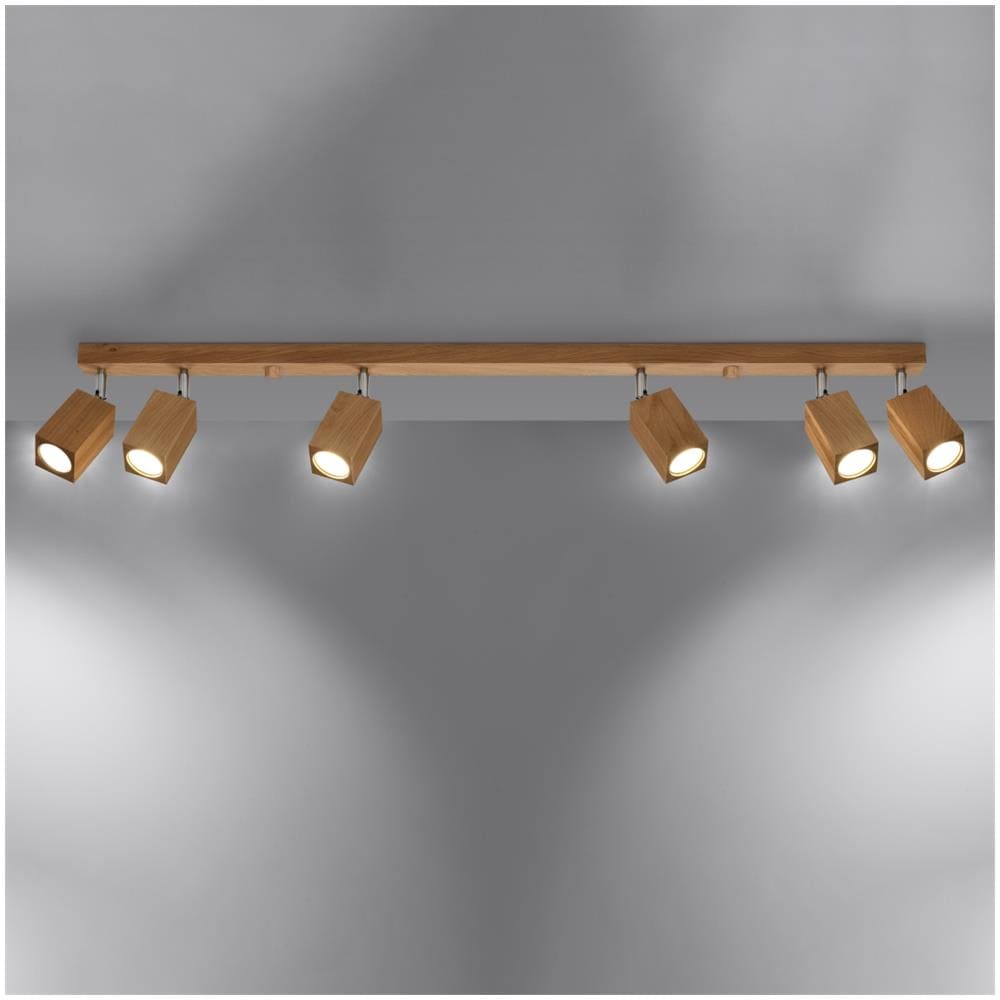 Applique Da Soffitto In Legno Keke 6 Legno 200x50x1200 Mm Legno - Foto 11