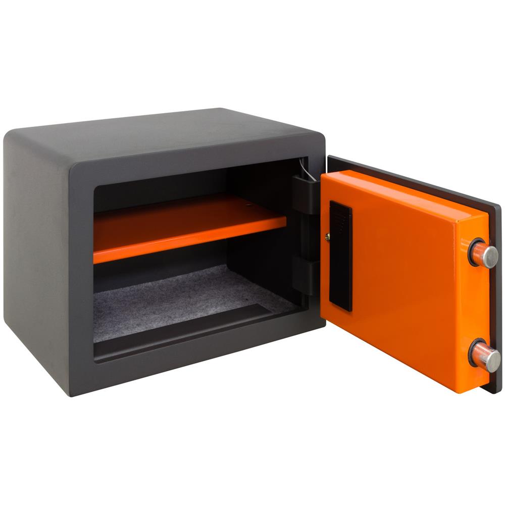 Plus C 180120 Cassaforte Con Codice, Facile Da Usare | Cassaforte Mobile, Apertura Con Tastiera | Cassaforte Elettronica Per Casa | Alto Livello Di Sicurezza | 25x35x25cm | 15l - Foto 3