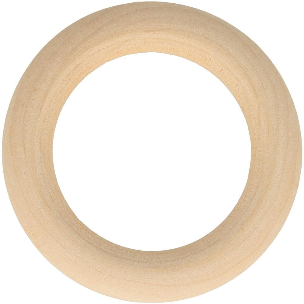 4 Anelli Di Legno Da 6 Cm - Foto 1
