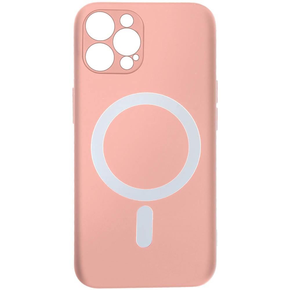 Cover Magsafe Per Iphone 12 Pro Max Soft-touch Bordi Rialzati Anti-shock Rosa - Foto 1