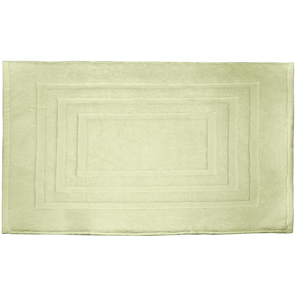 Tappeto Casa Bagno Morbido 50x65cm Tinta Unita 100% Cotone Modello Sophie Tappeto Salvia - Foto 1