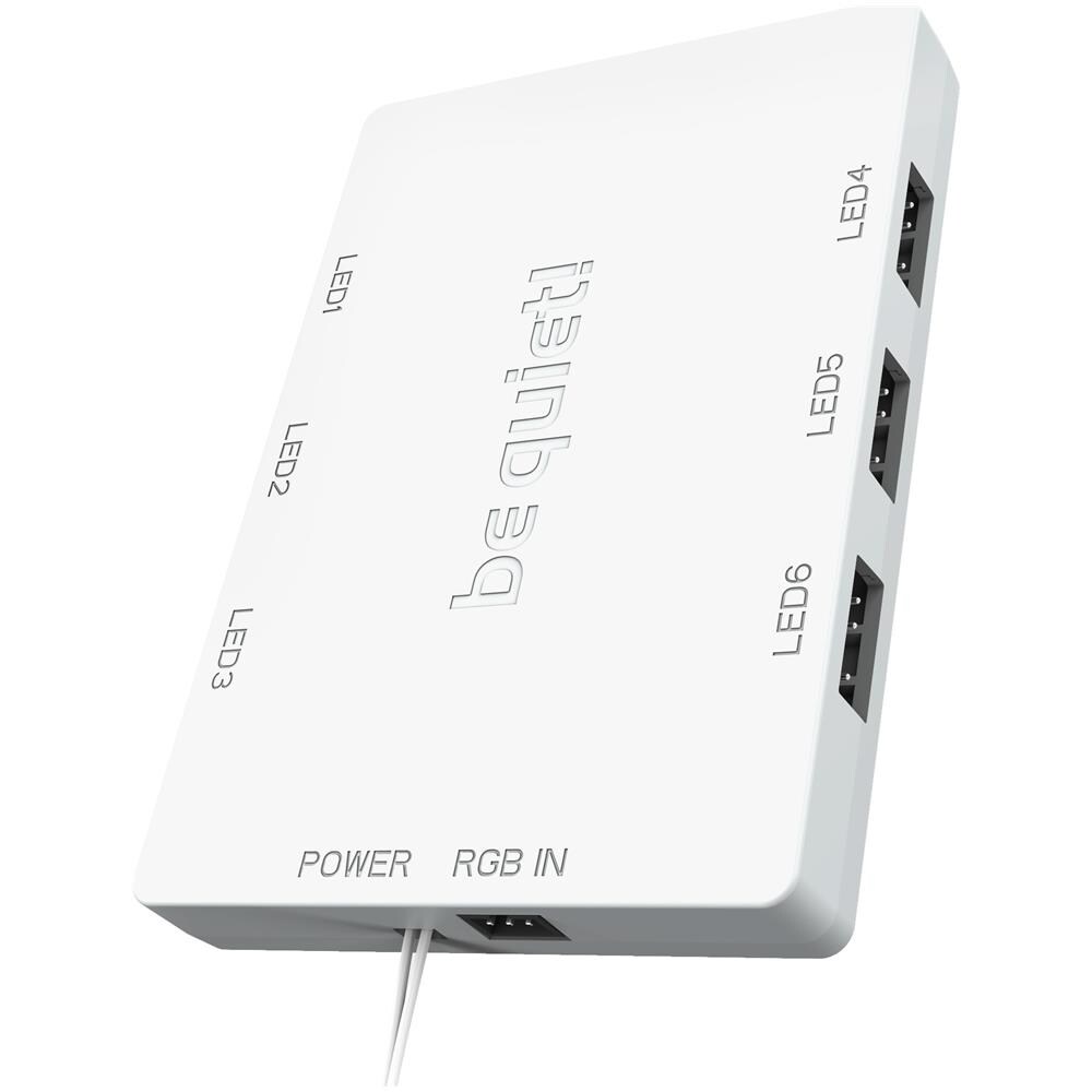 ! Light Wings White | 120mm PWM high-speed Triple-Pack Case per computer Ventilatore 12 cm Bianco 3 pz - Foto 6