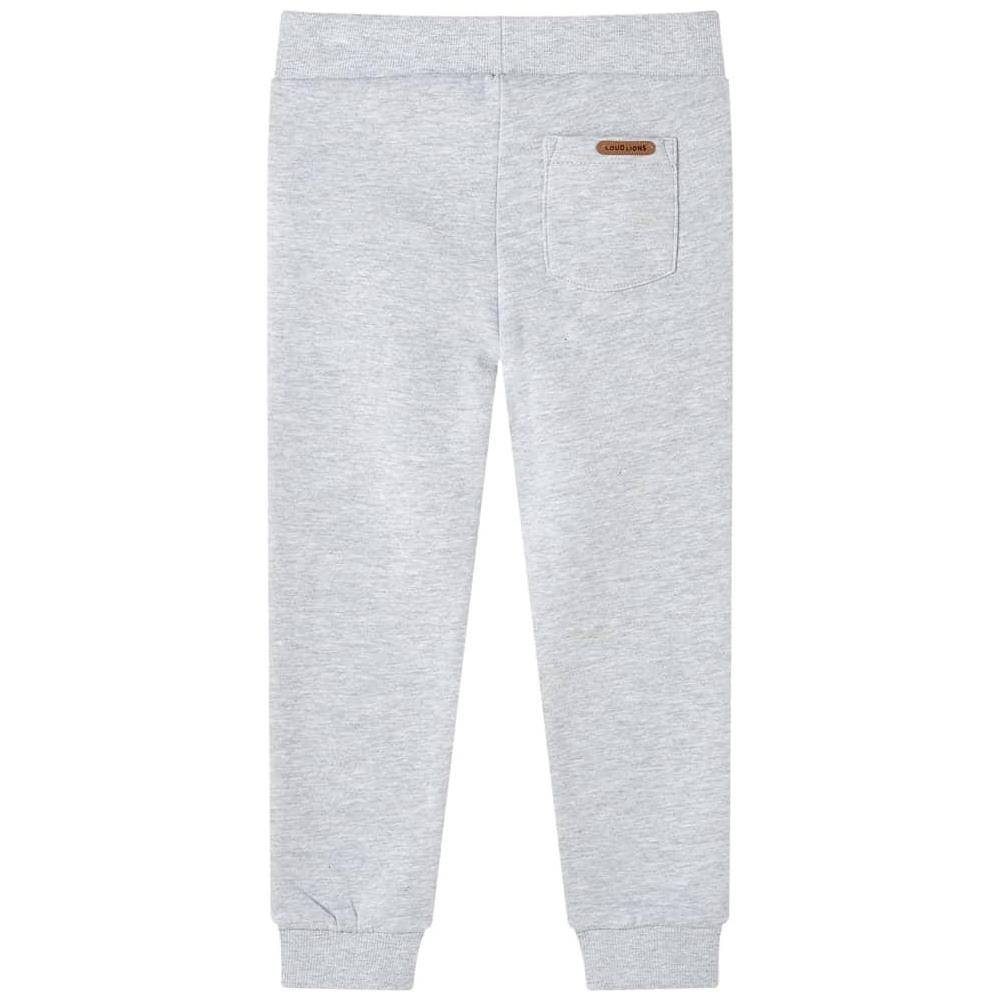 Pantaloni Tuta per Bambini Grigio Mélange 140 - Foto 2