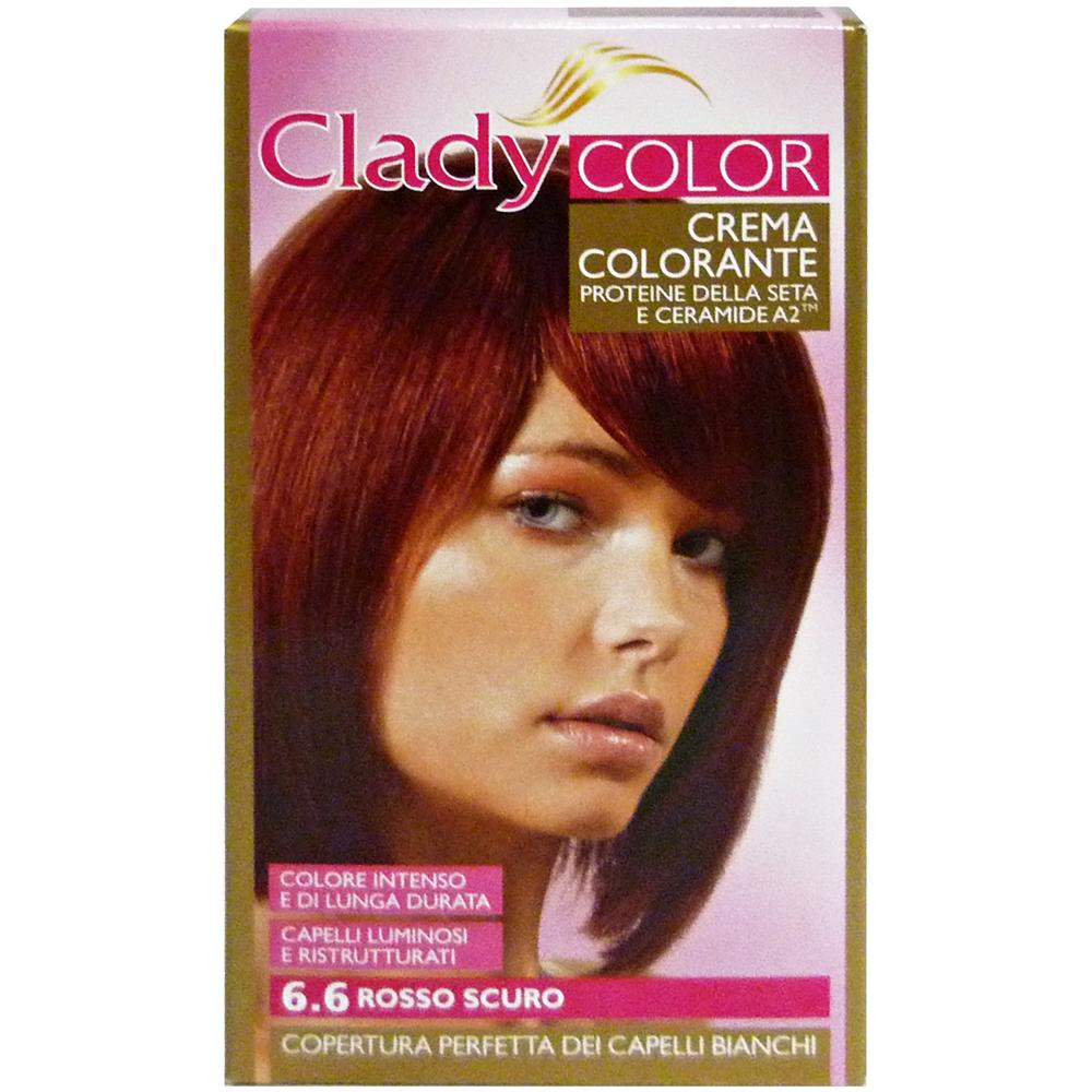 Clady 6.6 rosso scuro colorante per capelli eprice Colore rosso intenso e scuro