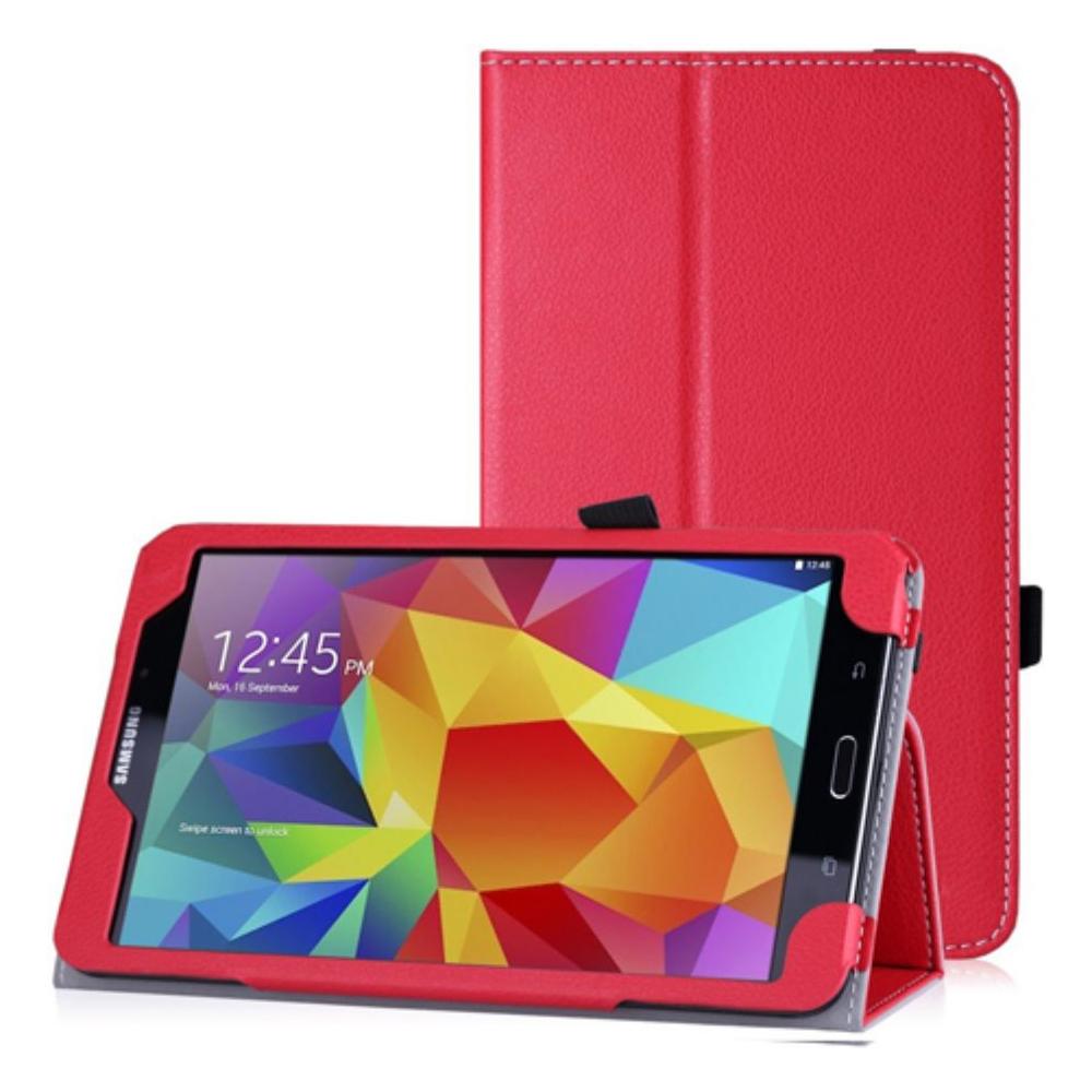 Custodia Stand Per Samsung Galaxy Tab 8.0 T330 - Rosso - Foto 1