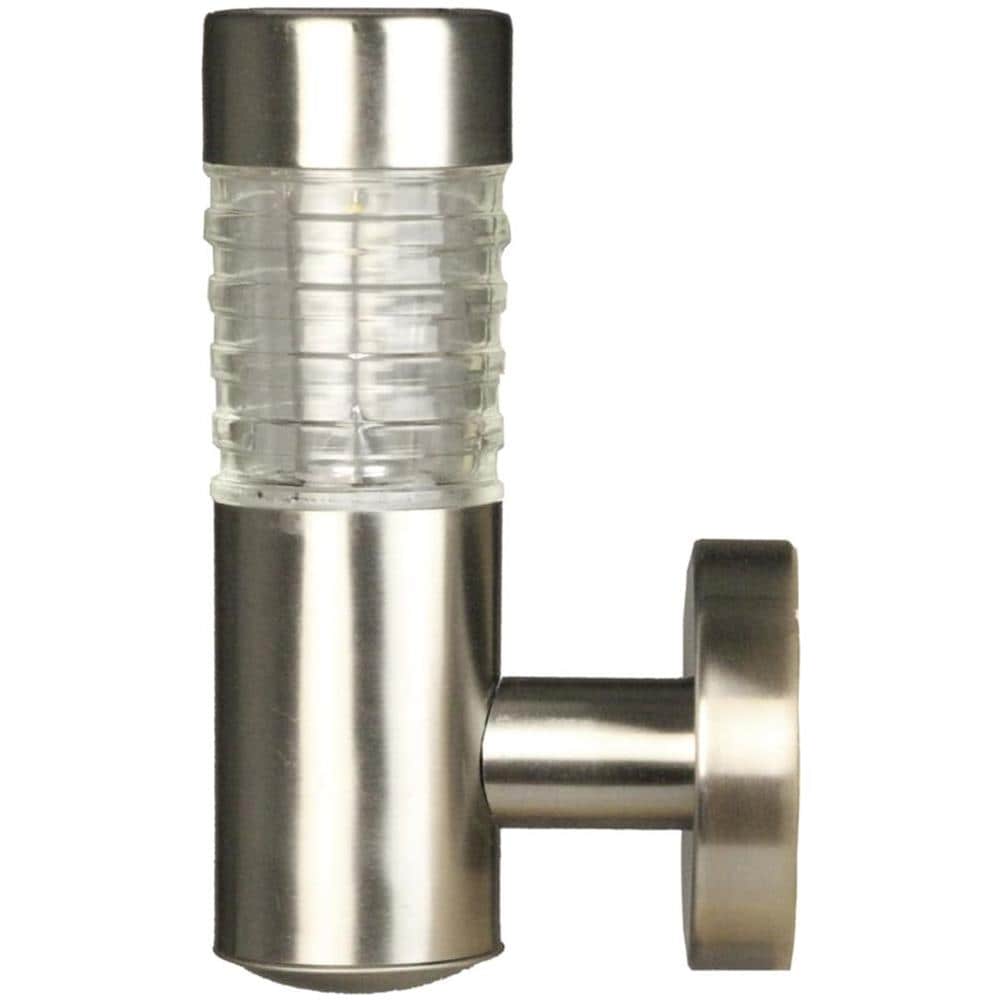 Lampade Da Parete A Energia Solare Tacoma 2 Pz Argento 34245 - Foto 1