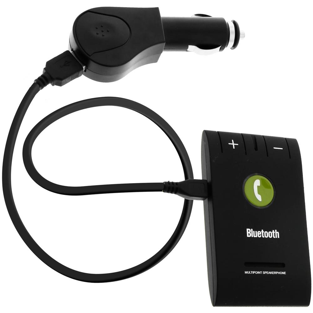 Kit Vivavoce Per Auto Bluetooth Multipoint Kx1 - Nero - Foto 2