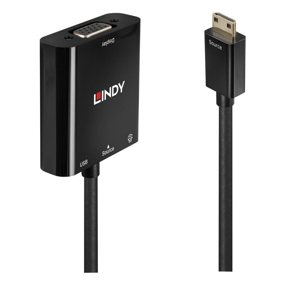 Converter Mini Hdmi A Vga E Audio - Foto 3