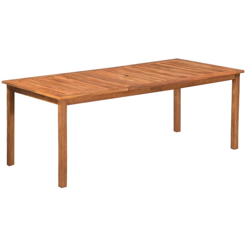 Set Da Pranzo Esterni 9 Pz In Rattan E Legno Massello D'acacia - Foto 8