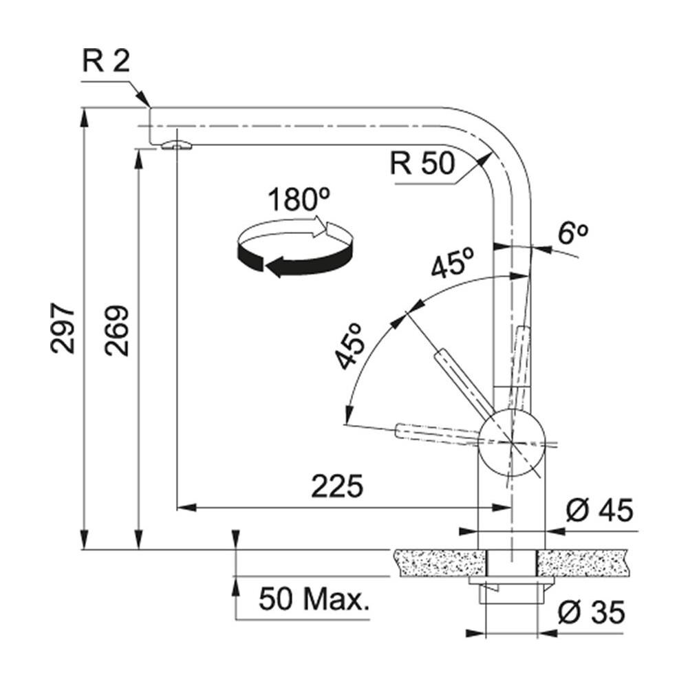 Miscelatore Cucina Atlas Neo Colore Nero - Foto 2