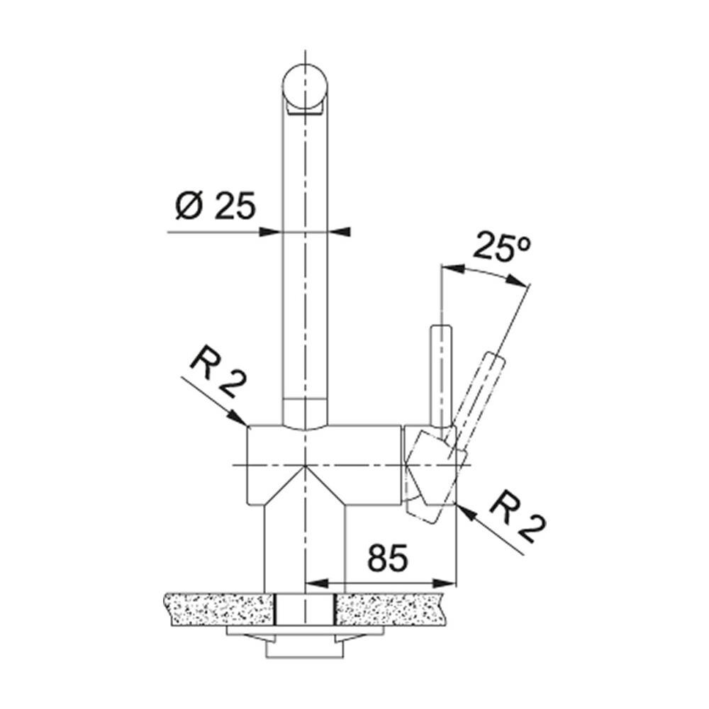 Miscelatore Cucina Atlas Neo Colore Nero - Foto 3