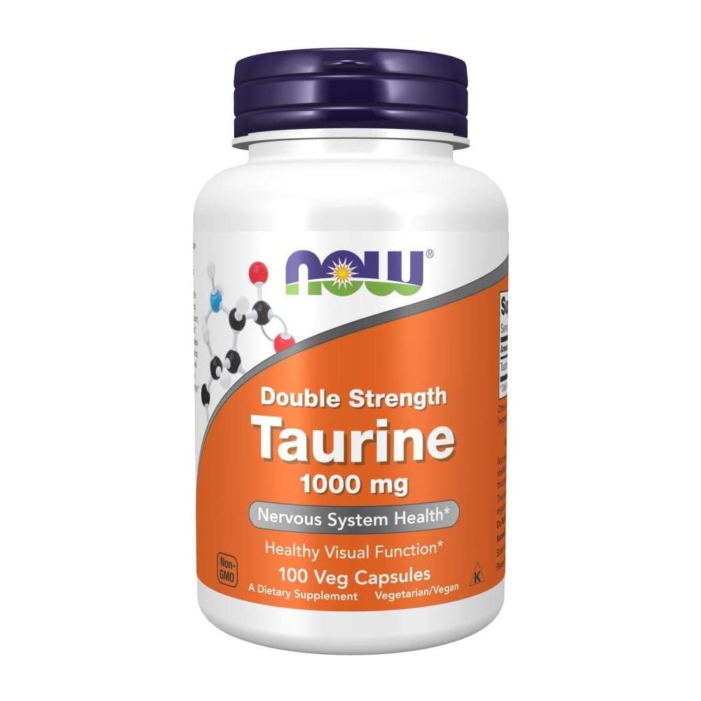 Taurine Double Strength, 1000mg - 100 Compresse - Taurina - Foto 2