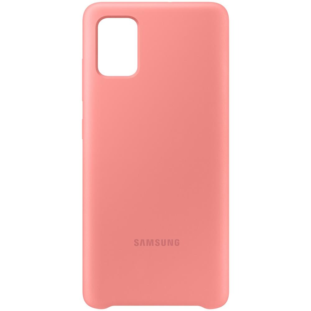 Silicone Cover Galaxy A51 pink - Foto 4