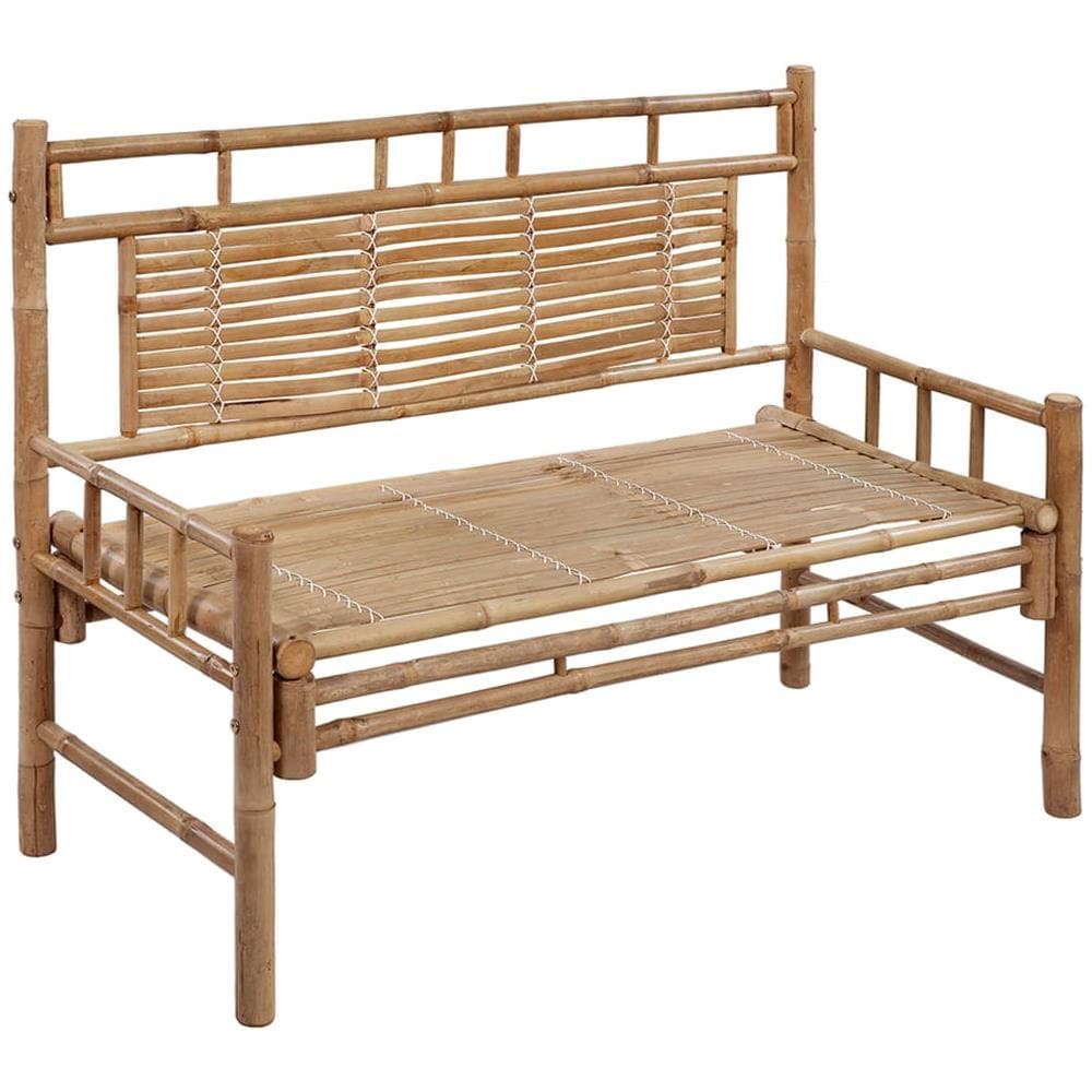 Panca Da Giardino Con Cuscino 120 Cm In Bamb? - Foto 2