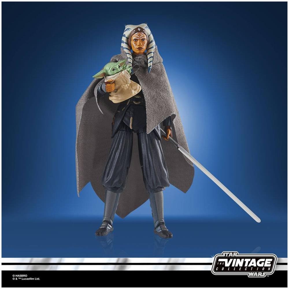Star Wars: The Mandalorian Vintage Collection Action Figure 2022 Ahsoka Tano & Grogu 10 Cm - Foto 2