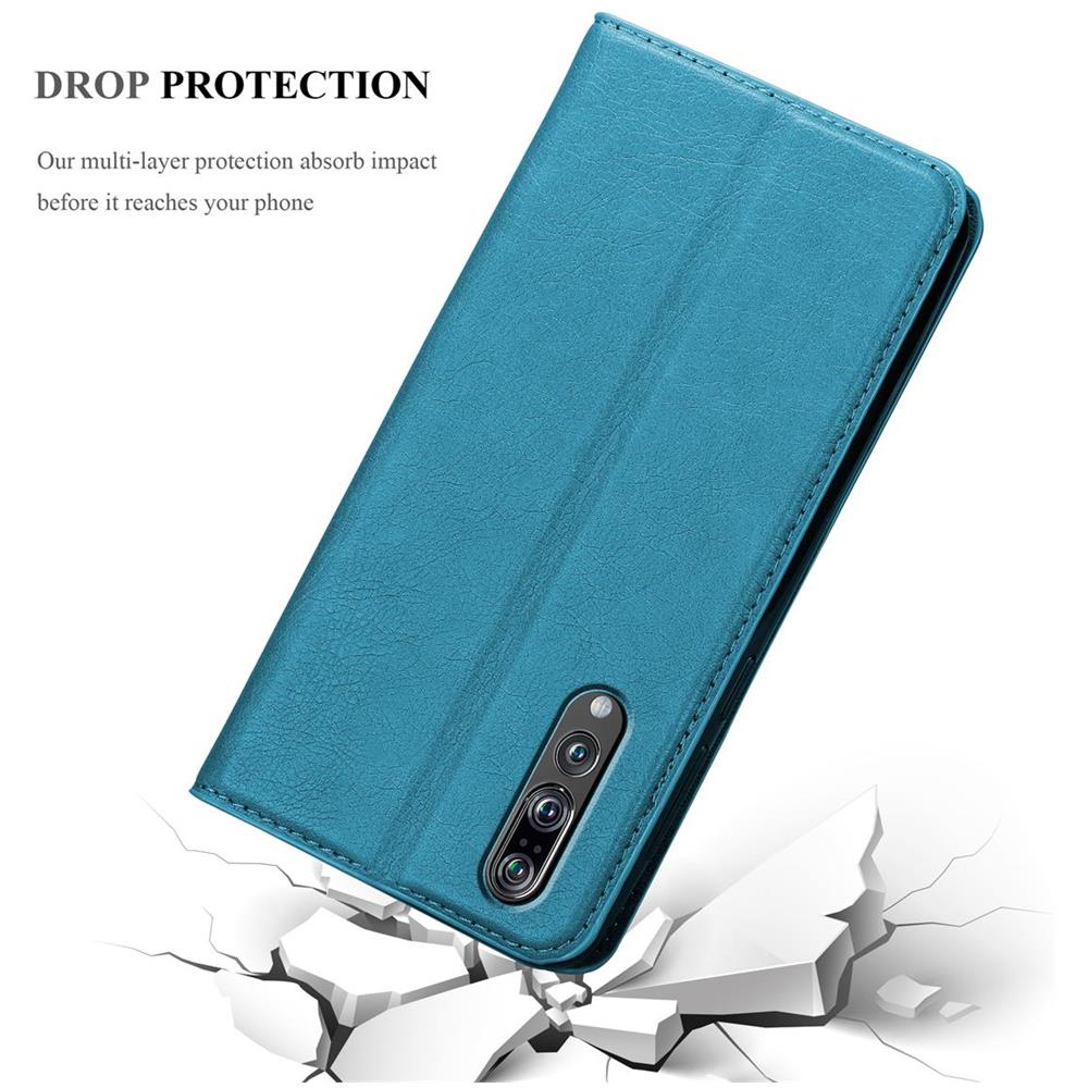 Custodia Compatibile Con Huawei P20 Pro In Turchese Petrolio - Coperchio Protettiva Con Chiusura Magnetica, Funzione Stand E Tasca Per Le Carte - Foto 8