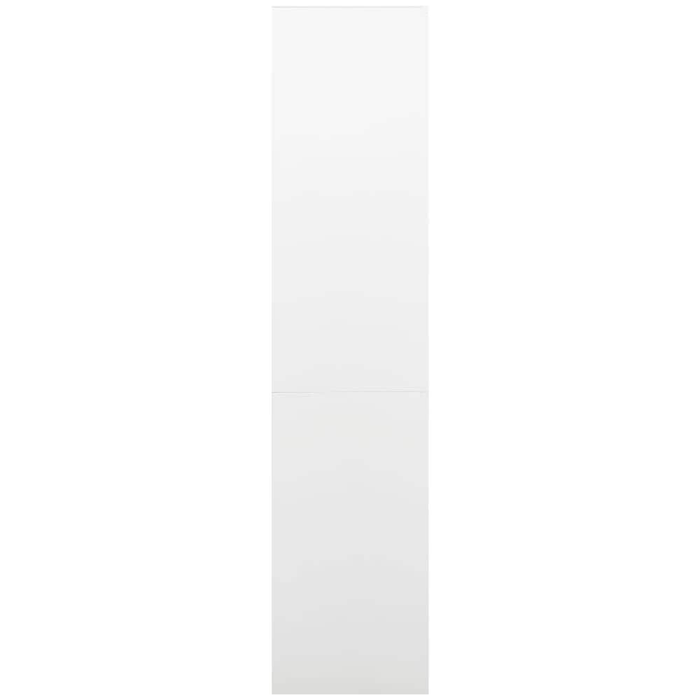 Armadio per Ufficio Bianco 90x40x180 cm in Acciaio - Foto 3