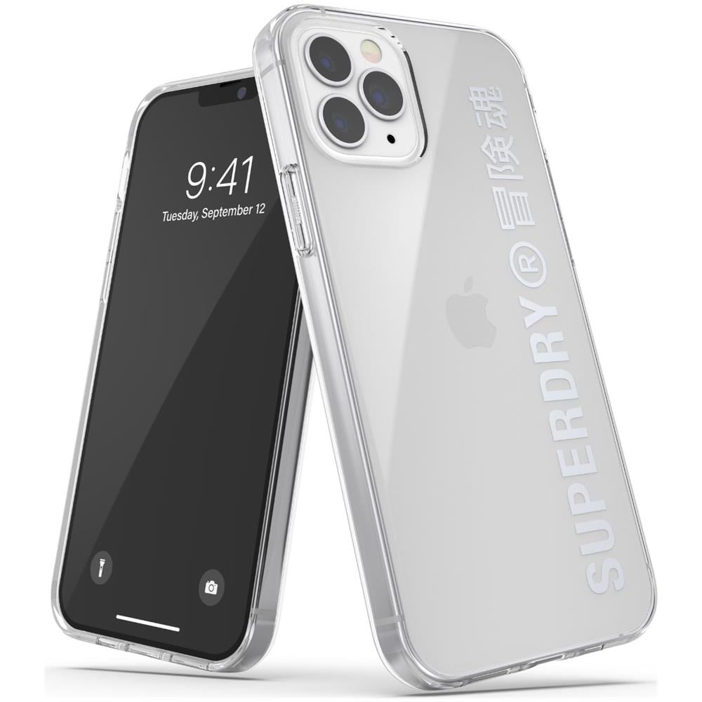 Clear Cover Per Iphone 12/12 Pro Argento - Foto 1
