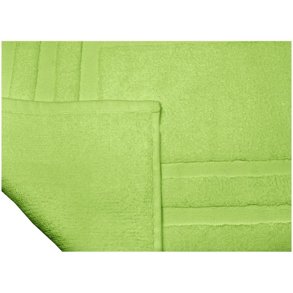 Tappeto Casa Bagno Morbido 50x65cm Tinta Unita 100% Cotone Modello Sophie Tappeto Verde Acido - Foto 5