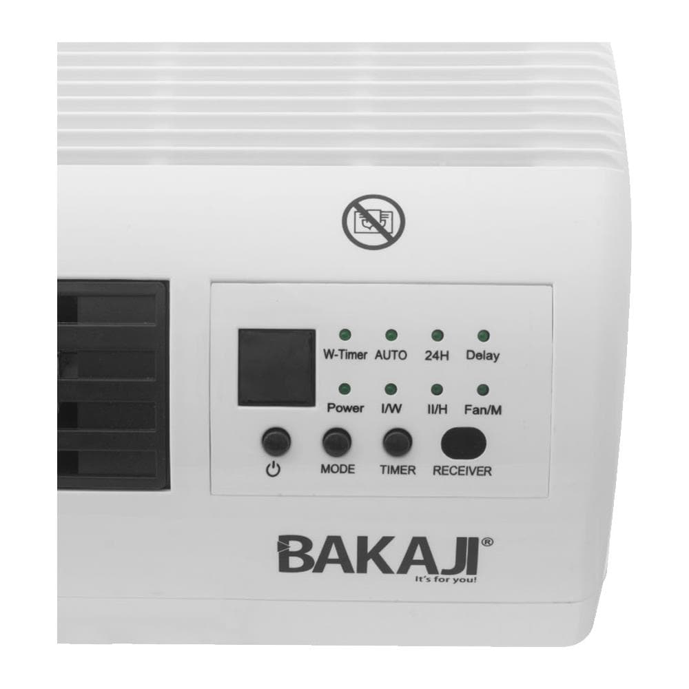 Termoventilatore Ceramico Elettrico A Parete Stufa A Muro 2000w Con Timer 24h - Foto 2