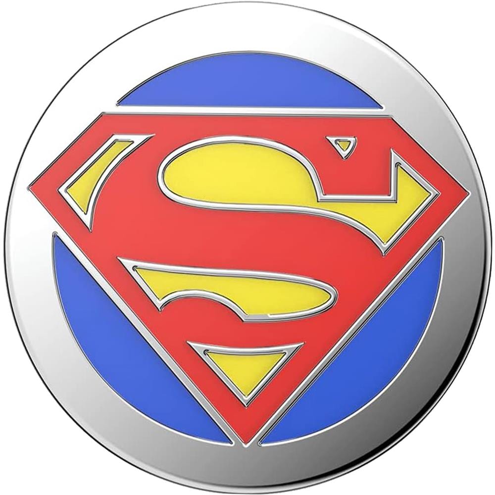 Popgrip Per Smartphone Enamel Superman Funzione Supporto, Rosso - Foto 2