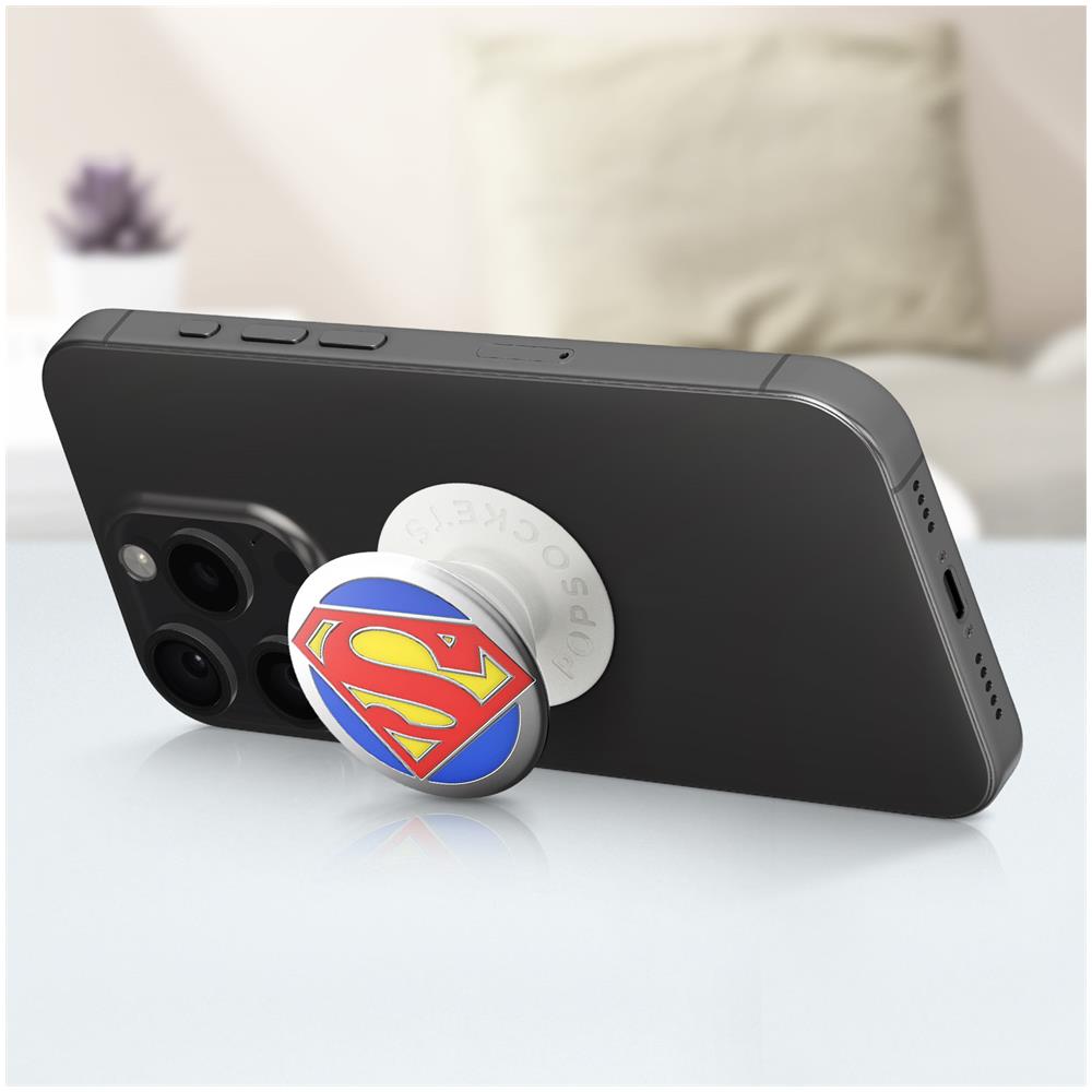 Popgrip Per Smartphone Enamel Superman Funzione Supporto, Rosso - Foto 5