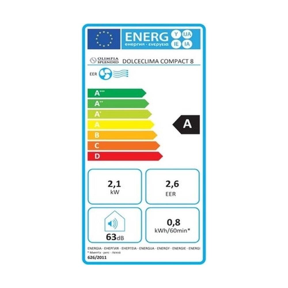Condizionatore Portatile ACP7001 con Funzione Raffreddamento Deumidificazione Ventilazione Capacità 7000 BTU /H Classe A Colore Bianco - Foto 2