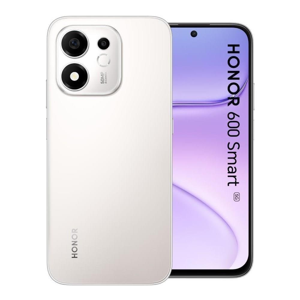 600 Smart 5G 128GB 4GB Ram Display 6.87" LCD Main Camera 50MP Selfie 5MP Dual nanoSim Android MagicOS 10 Snapdragon 4 Gen4 7700mAh Meteor Silver - Foto 1